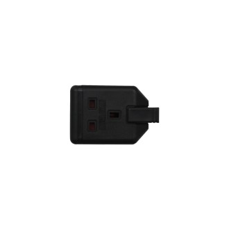 1 Gang 13A HD Mains Socket, Black (ELS13B)