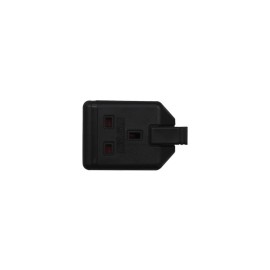 1 Gang 13A HD Mains Socket, Black (ELS13B)