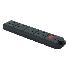 4 Gang 13A HD Mains Socket, Black (ELS134B)