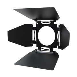CETRA/SUONO/TEMPO 4-Leaf Barn Door, Black