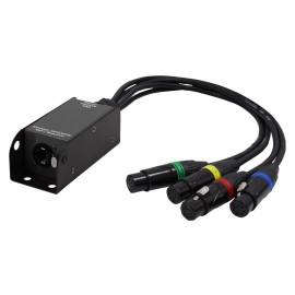 etherCON to DMX Multicore Adaptor 5-pin Female XLR Tails