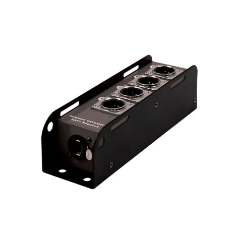 etherCON to DMX Multicore Adaptor 5-pin Male XLR Plugs