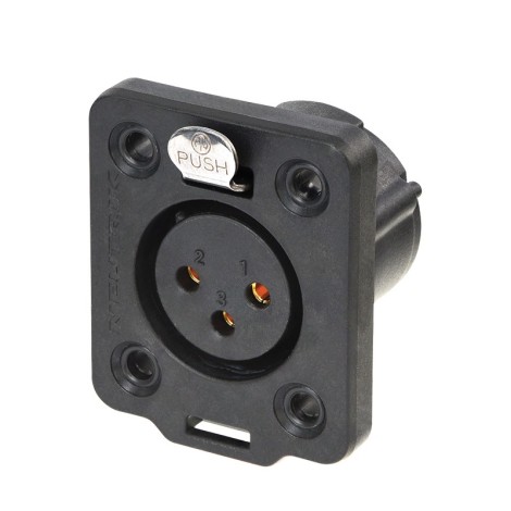XLR 3-pin Female Chassis Socket NC3FDX-TOP