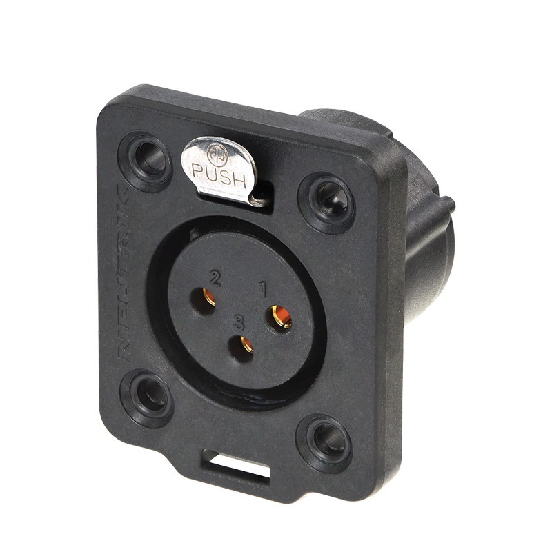 XLR 3-pin Female Chassis Socket NC3FDX-TOP