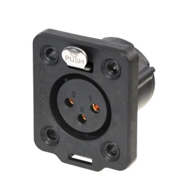 XLR 3-pin Female Chassis Socket NC3FDX-TOP