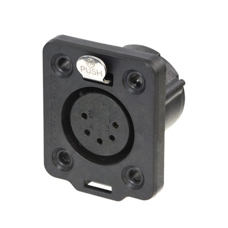 XLR 5-pin Female Chassis Socket NC5FDX-TOP