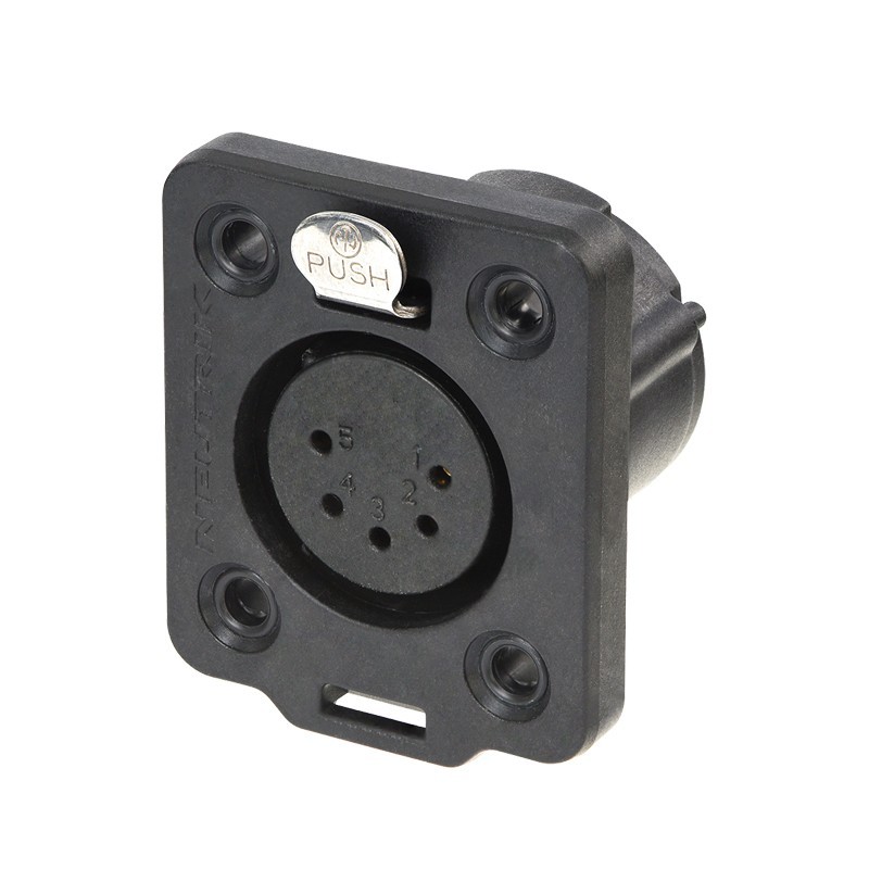 XLR 5-pin Female Chassis Socket NC5FDX-TOP