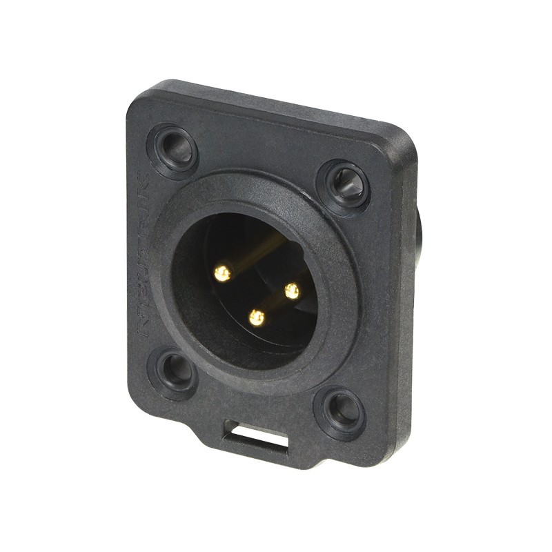 XLR 3-pin Male Chassis Socket NC3MDX-TOP