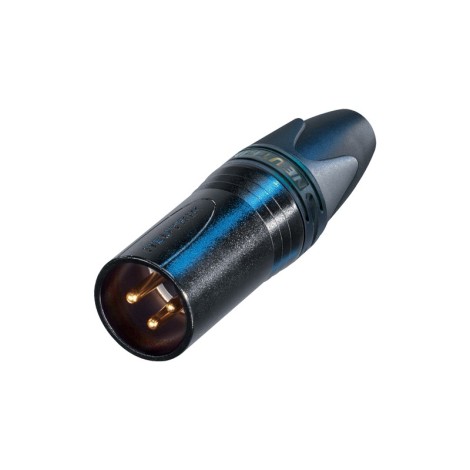 XLR 3-Pin Male Cable Plug Black NC3MXX-BAG-D (Pack of 100)