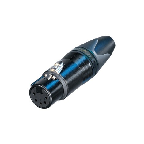 XLR 5-Pin Female Cable Plug Black NC5FXX-BAG-D (Pack of 100)