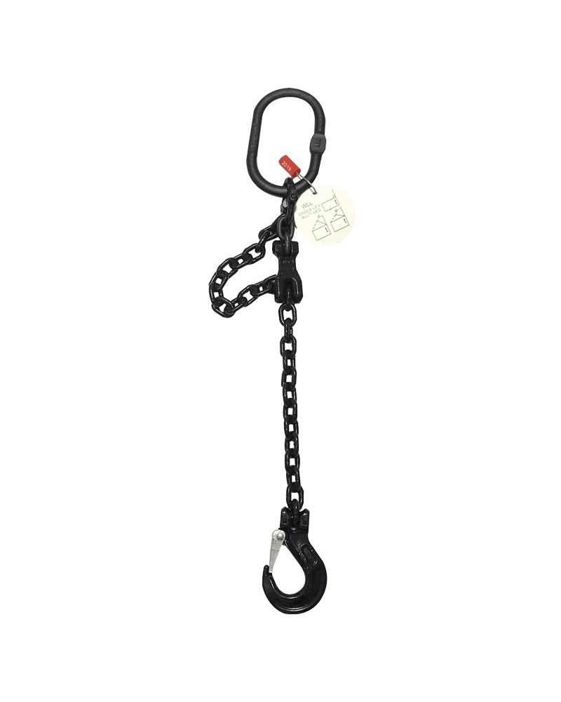 BLP Grade 6mm Black STAC Chain, 1.4T WLL 1m
