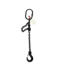 BLP Grade 6mm Black STAC Chain, 1.4T WLL 1m