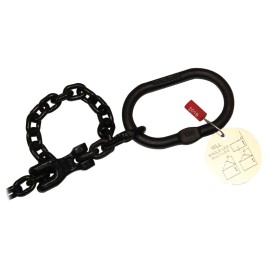 BLP Grade 6mm Black STAC Chain, 1.4T WLL 3m