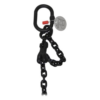 BLP Grade 8mm Black STAC Chain, 2.5T WLL 1m