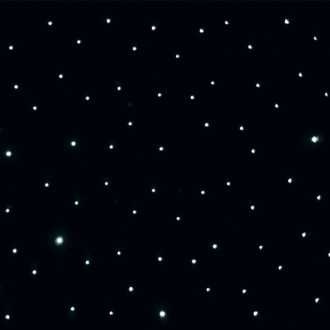 PRO 6 x 4m LED Black Starcloth (Excludes Controller)