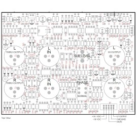 Mackie SWA1801 Input PCB Assembly Board 23020790