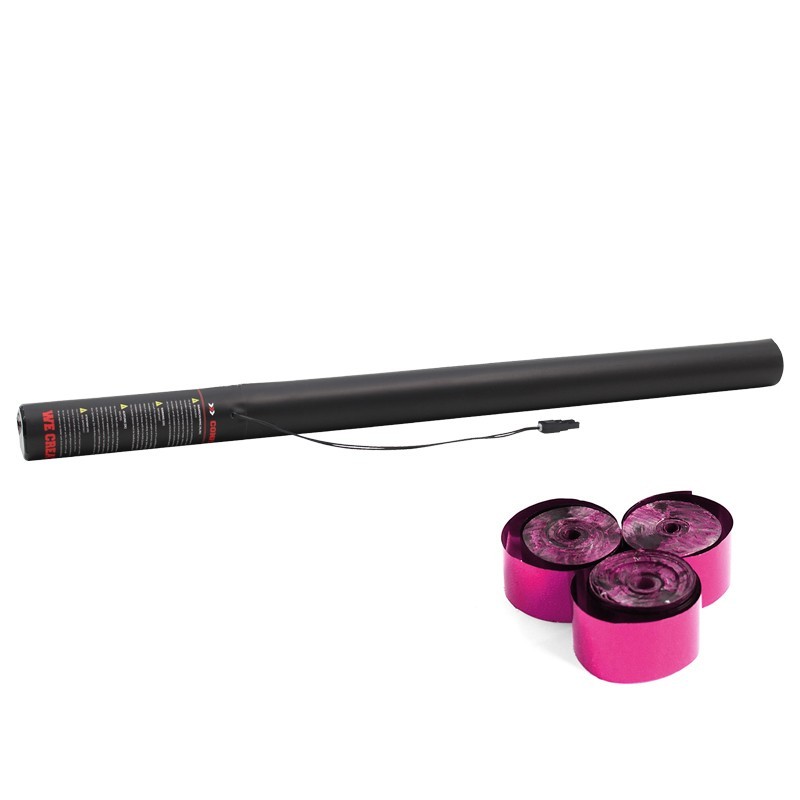 Electric Streamer Cannon 80cm Pink Metallic