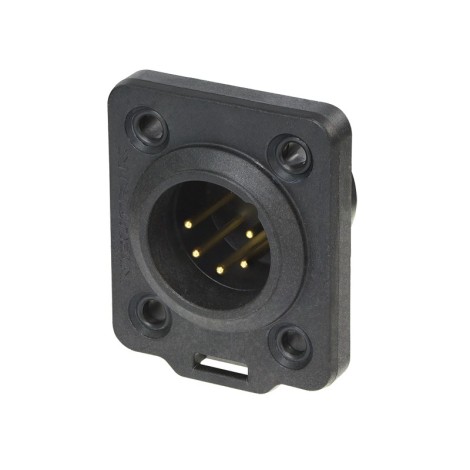 XLR 5-pin Male Chassis Plug NC5MDX-TOP