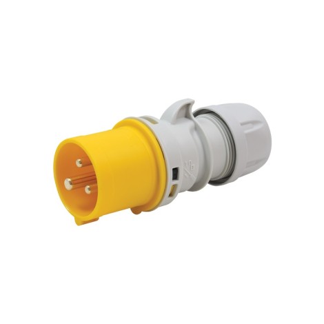 16A 110V 2P+E Plug (013-4)