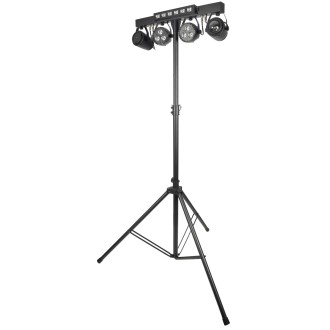 Qtx Stage Bar - PAR+ Fireball + Laser + UV/Strobe + Stand