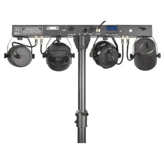 Qtx Stage Bar - PAR+ Fireball + Laser + UV/Strobe + Stand