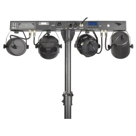 Qtx Stage Bar - PAR+ Fireball + Laser + UV/Strobe + Stand