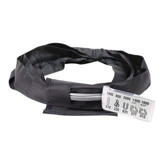Black Softsteel 1 Ton WLL, Working Length 2m