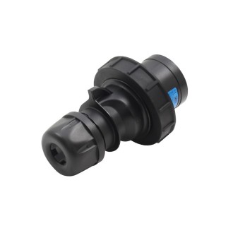 32A 230V IP67 2P+E Black Plug (0232-6X)