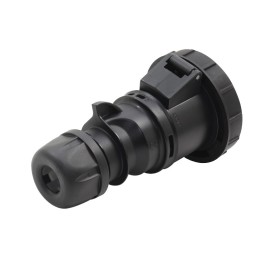 32A 230V IP67 2P+E Black Socket (2232-6X)