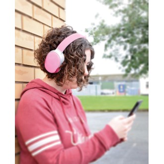 Avlink Over-Ear Wireless Bluetooth Headphones Pink