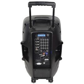Qtx MIXCAB-15 Portable PA 150W with Mixer + USB/SD/FM/BT