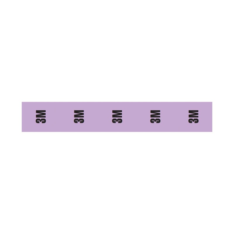 Cable Length ID Tape (24mm x 33m) - 3m Lilac