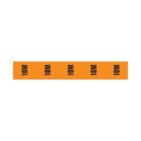 Cable Length ID Tape (24mm x 33m) - 10m Orange