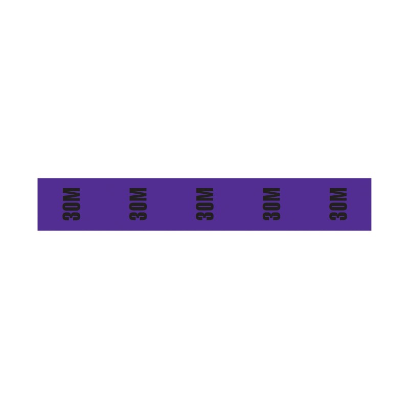 Cable Length ID Tape (24mm x 33m) - 30m Purple