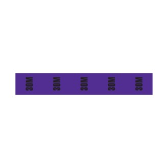 Cable Length ID Tape (24mm x 33m) - 30m Purple