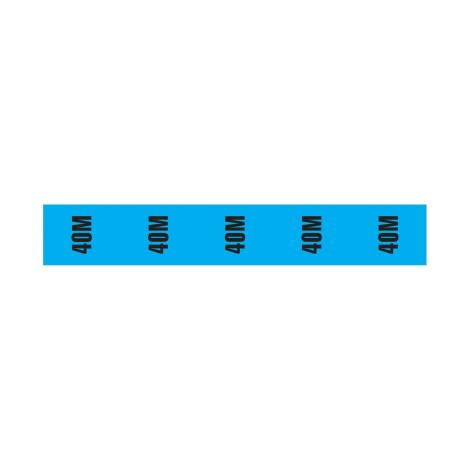 Cable Length ID Tape (24mm x 33m) - 40m Blue