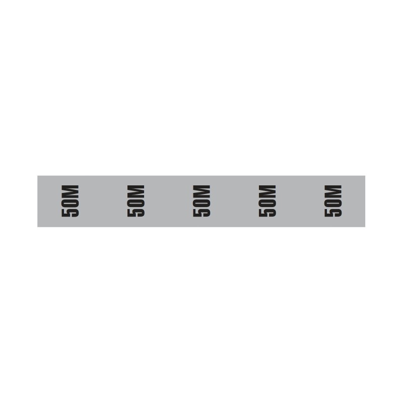 Cable Length ID Tape (24mm x 33m) - 50m Grey