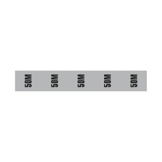 Cable Length ID Tape (24mm x 33m) - 50m Grey