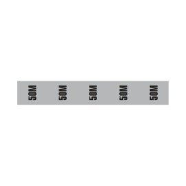 Cable Length ID Tape (24mm x 33m) - 50m Grey