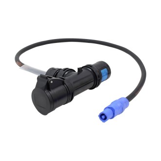 2m 2.5mm T Connect to PowerCON Cable
