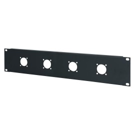 2U 19'' Punched Rack Panel - 4 G Type (R1204/2UK)