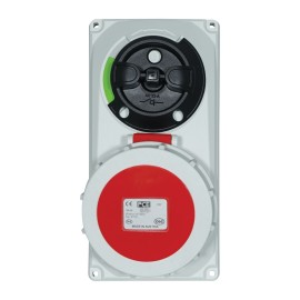 16A 415V 3P+N+E IP67 Switched Interlock Socket (61152-6)