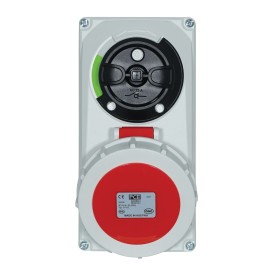 16A 415V 3P+N+E IP67 Switched Interlock Socket (61152-6)