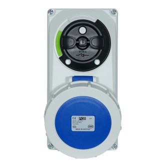 32A 230V 2P+E IP67 Switched Interlock Socket (61232-6)