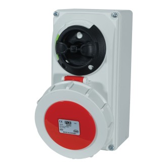 32A 415V 3P+N+E IP67 Switched Interlock Socket (61252-6)
