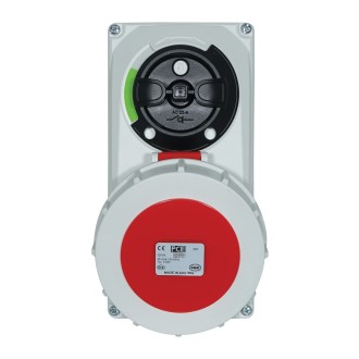 32A 415V 3P+N+E IP67 Switched Interlock Socket (61252-6)