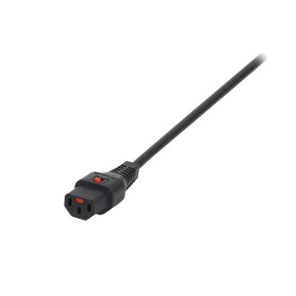 3m 13A - C13 IEC Lock Cable (5A Fuse) PC936