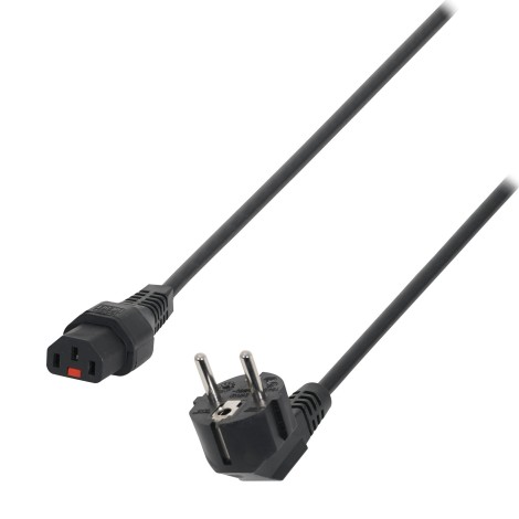 1.5m Schuko - C13 IEC Lock Cable EL246S