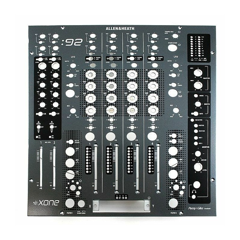 Allen & Heath XONE 92 Front Face Plate Panel Storm Grey AA7581