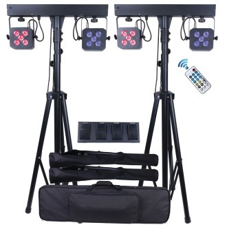 Qtx Stereo Twin PAR Bar